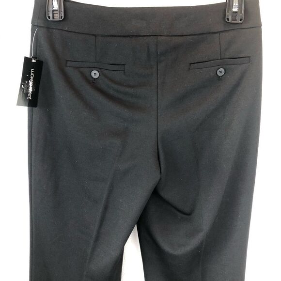 NWT Luciano Dante Black Slack Pants Size 8 - Picture 7 of 7